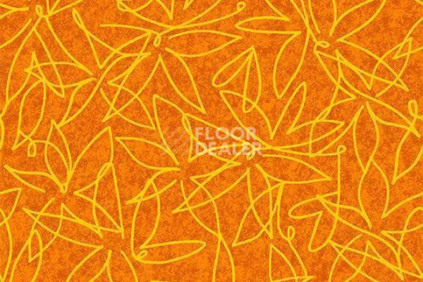 Ковролин Flotex Vision Floral 500013 (Field) Pumpkin фото 1 | FLOORDEALER