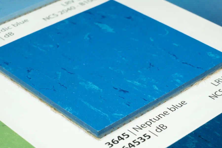Forbo Marmoleum Solid Piano 3645-364535 Neptune blue фото 3 | FLOORDEALER