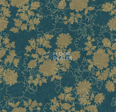 Ковролин Forbo Flotex Vision Floral 650009 (Silhouette) Neptune фото 1 | FLOORDEALER