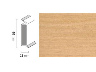 Плинтус Dollken EP 60/13 2422 фото 1 | FLOORDEALER