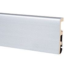 Плинтус Плинтус Дюрополимерный Arbiton Integra 80мм Плинтус дюрополимерный Arbiton Integra Алюминий HDPS 02 фото 1 | FLOORDEALER