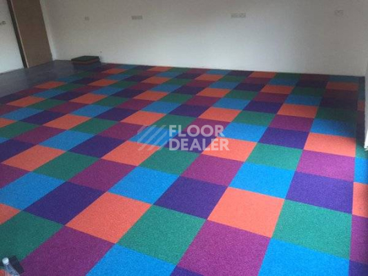 Ковровая плитка Interface Heuga 580 В интерьере фото 1 | FLOORDEALER