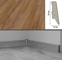 Плинтус Плинтус МДФ Kronotex ламинированный D2805 Плинтус ламинированный МДФ Kronotex Дуб Стирлинг медиум фото 1 | FLOORDEALER