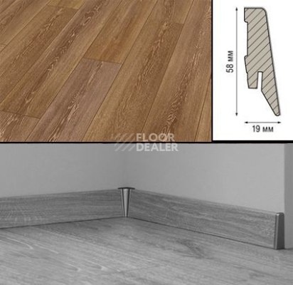 Плинтус Плинтус МДФ Kronotex ламинированный D2805 Плинтус ламинированный МДФ Kronotex Дуб Стирлинг медиум фото 1 | FLOORDEALER