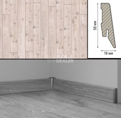 Плинтус Плинтус МДФ Kronotex ламинированный D2967 Плинтус ламинированный МДФ Kronotex Пихта сибирская фото 1 | FLOORDEALER