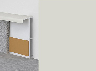 Плинтус Плинтус ковровый с фурнитурой и ребрами жесткости Dollken TL-51 0581 фото 1 | FLOORDEALER