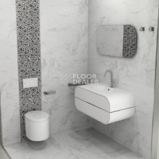 Marmol Carrara 596x596 Carrara Blanco Brillo L 59,6x59,6 фото 4 | FLOORDEALER