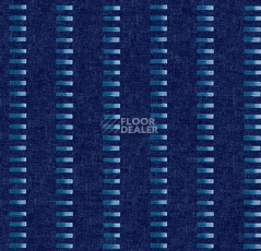 Ковролин Flotex Vision lines 510009 (Pulse) Denim фото 1 | FLOORDEALER