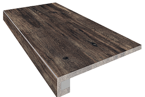 Керамогранит Brigantina Комплект 33x120 Комплект (Ступень bg 06 (33x120) непол. (прямоугол. бортик) без насечек+ Подступенок (14,5x120)) фото  | FLOORDEALER