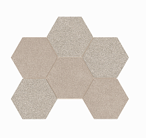 Керамогранит Luna Мозаика Hexagon 25x28,5 Мозаика ln 01/te 01 Hexagon 25x28,5 непол. фото 1 | FLOORDEALER