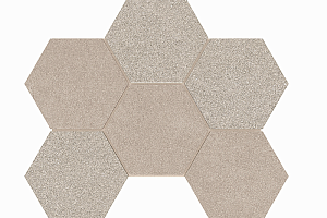 Керамогранит Luna Мозаика Hexagon 25x28,5 Мозаика ln 01/te 01 Hexagon 25x28,5 непол. фото  | FLOORDEALER