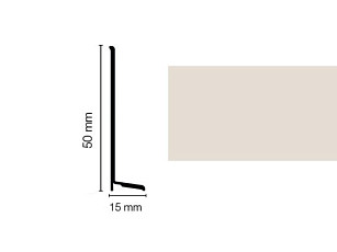 Плинтус Плинтус эластичный Dollken WL50 life biały (117) фото 1 | FLOORDEALER