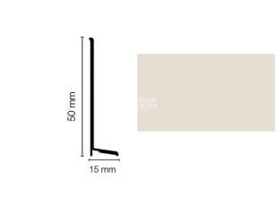 Плинтус эластичный Dollken WL50 life biały (117) фото 1 | FLOORDEALER