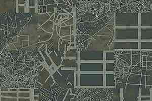 Ковровая плитка Ege Highline Cityscapes Aerial map grey rfm 52955018 фото  | FLOORDEALER