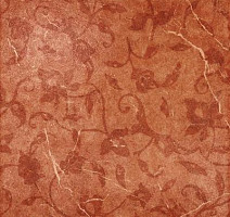 Керамогранит ColiseumGres SICILIA Сицилия Красный Тоццетто Листья фото 1 | FLOORDEALER