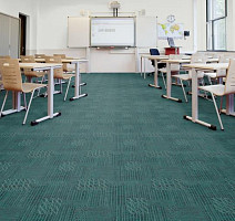 Flotex Vision Pattern 560001 (Network) Carbon фото 2 | FLOORDEALER