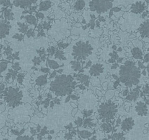 Ковролин Flotex Vision Floral 650001 (Silhouette) Glacier фото 1 | FLOORDEALER