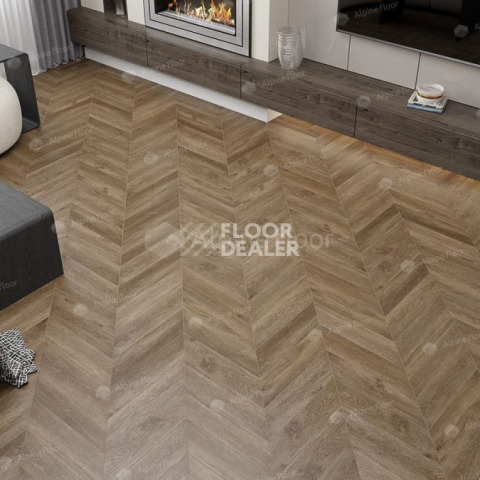 Alpine Floor Chevron 5мм SPC ламинат Макадамия ECO 18-5 фото 4 | FLOORDEALER