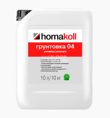Сопутствующие материалы Homakoll 04 C Prof (концентрат) Универсальная грунтовка, концентрированная Homakoll 04 C Prof  5 кг. Универсальная грунтовка (концентрат) фото 1 | FLOORDEALER
