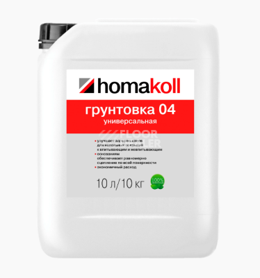 Сопутствующие материалы Homakoll 04 C Prof (концентрат) Универсальная грунтовка, концентрированная Homakoll 04 C Prof  5 кг. Универсальная грунтовка (концентрат) фото 1 | FLOORDEALER
