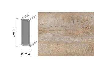 Плинтус Плинтус Dollken Cubu 60 Touch & Style 2939 фото 1 | FLOORDEALER