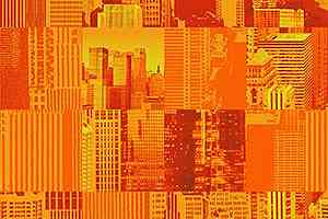 Ковровая плитка Ege Highline Cityscapes Skylines Orange k 5269 Spec rfes 40009-52 фото  | FLOORDEALER