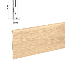 Плинтус HDPS Bonkeel Top Дуб Бежевый фото 1 | FLOORDEALER