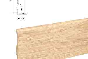 Плинтус HDPS Bonkeel Top Дуб Бежевый фото  | FLOORDEALER