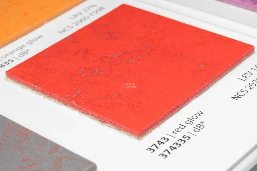 Forbo Marmoleum Solid Concrete 3743-374335 red glow фото 2 | FLOORDEALER