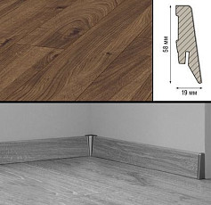 Плинтус Плинтус МДФ Kronotex ламинированный D3076 Плинтус ламинированный МДФ Kronotex Дуб Еверест фото 1 | FLOORDEALER