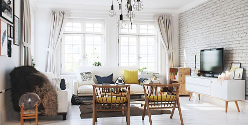 Напольные покрытия для стиля скандинавия