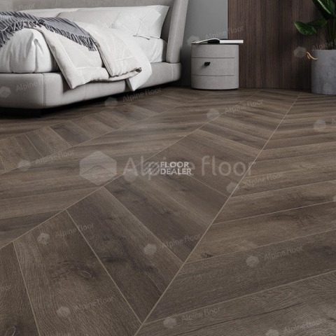 Alpine Floor Chevron 5мм SPC ламинат Дуб Антарес ECO 18-9 фото 2 | FLOORDEALER