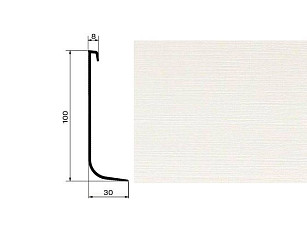 Плинтус Профиль для завода на стену Dollken Hk100 1013 фото 1 | FLOORDEALER