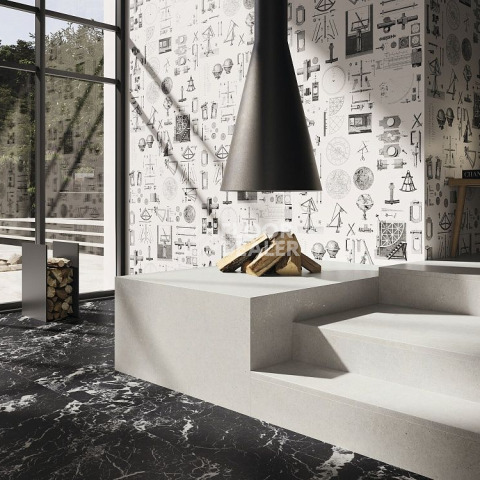 Black Hispania 120X278 Natural Rect фото 2 | FLOORDEALER