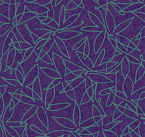 Ковролин Flotex Vision Floral 500017 (Field) Grape фото 1 | FLOORDEALER