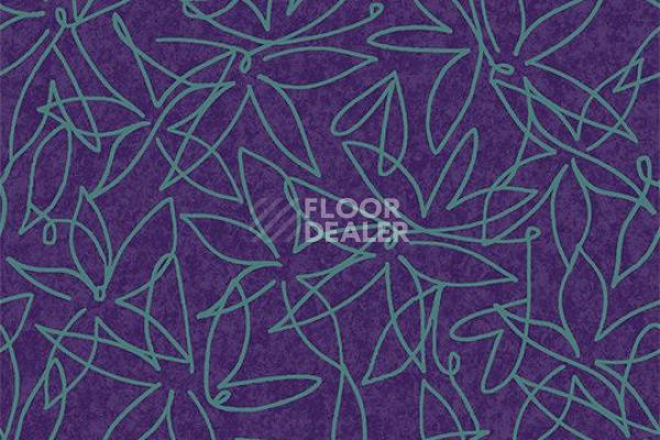 Ковролин Flotex Vision Floral 500017 (Field) Grape фото 1 | FLOORDEALER