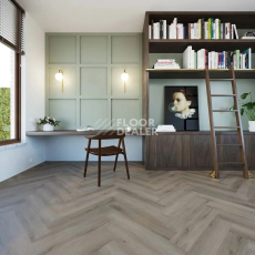 AW Invictus Maximus Herringbone SPC River Oak Trout фото 2 | FLOORDEALER