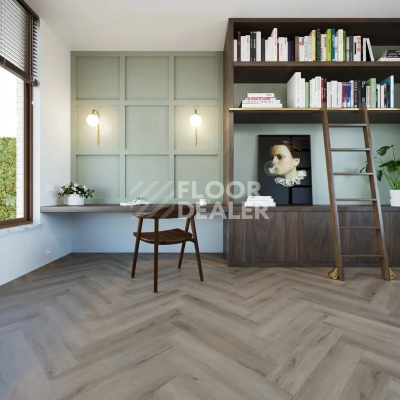 Кварцвиниловые полы Maximus Herringbone SPC River Oak Trout фото 2 | FLOORDEALER