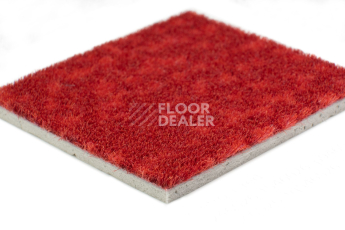 Forbo Flotex Colour embossed tiles to 546926 Metro Red Organic Embossed фото 4 | FLOORDEALER