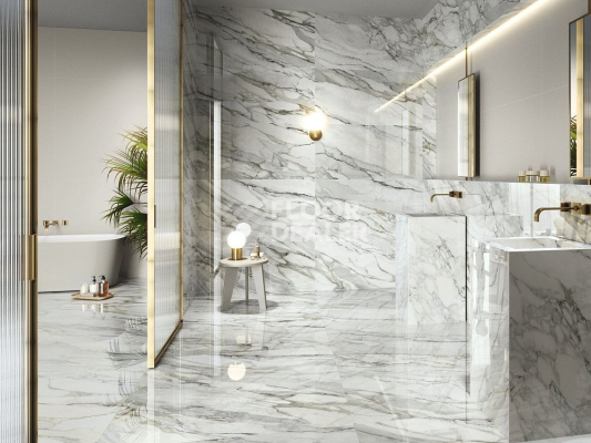 Керамогранит Arabescato 60X120 Green Matt Rect 60X120 фото 9 | FLOORDEALER