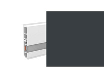 Плинтус Плинтус Cubica LS80 со свето-прозрачной вставкой для Led подсветки 1209 фото 1 | FLOORDEALER