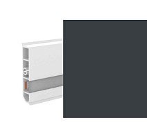 Плинтус Плинтус Cubica LS80 со свето-прозрачной вставкой для Led подсветки 1209 фото 1 | FLOORDEALER