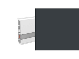 Плинтус Плинтус Cubica LS80 со свето-прозрачной вставкой для Led подсветки 1209 фото 1 | FLOORDEALER