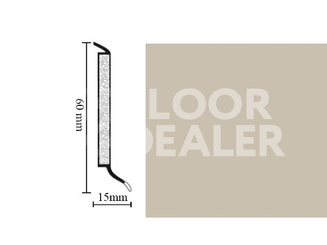 Плинтус 1088 light beige фото 1 | FLOORDEALER