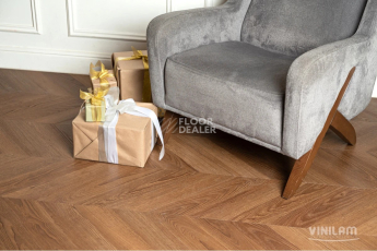 Vinilam Parquet Chevron 2.5мм I1651102 Шеврон Плезир фото 2 | FLOORDEALER