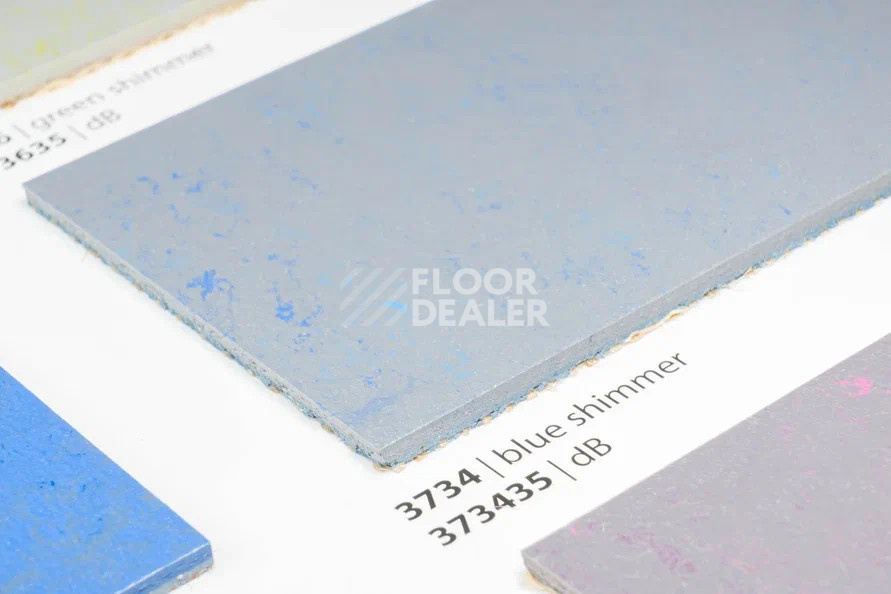 Линолеум Marmoleum Solid Concrete 3734-373435 blue shimmer фото 1 | FLOORDEALER