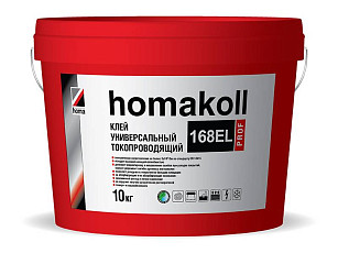 Сопутствующие материалы Homakoll 168 EL Prof токопроводящий клей Токопроводящий клей Homakoll 168 EL Prof 10 кг фото 1 | FLOORDEALER
