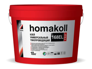 Сопутствующие материалы Homakoll 168 EL Prof токопроводящий клей Токопроводящий клей Homakoll 168 EL Prof 10 кг фото 1 | FLOORDEALER
