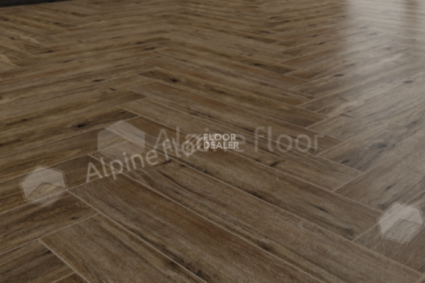 Ламинат Alpine Floor Herringbone Pro 12мм Бордо LF106-10 фото 3 | FLOORDEALER