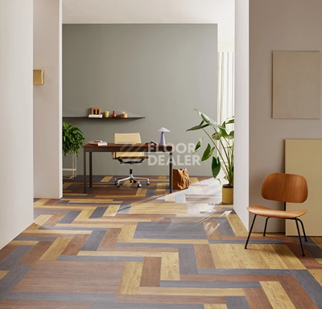 Forbo allura flex" material 63662FL1 ochre ash (75x15 cm) фото 2 | FLOORDEALER
